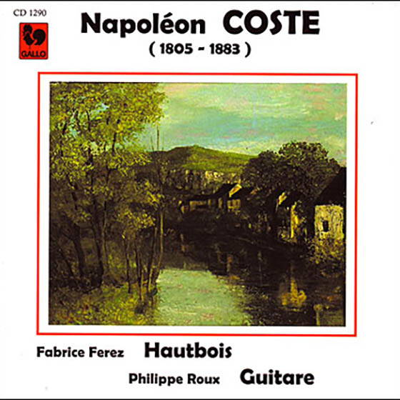 Napoléon Coste, œuvres pour guitare et hautbois